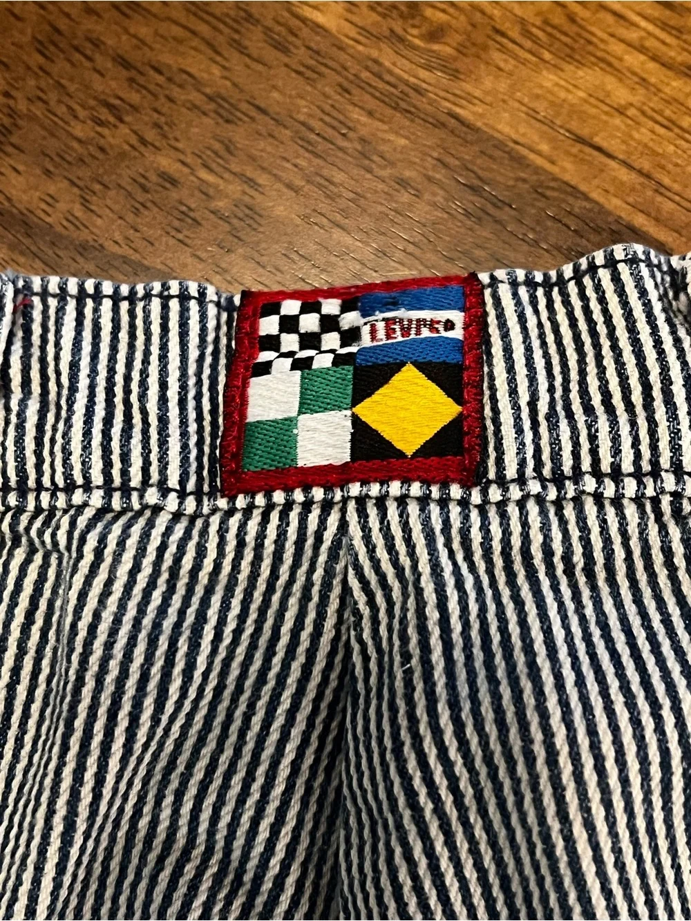 Vintage 1992 Little Levi’s Hickory Stripe Carpenter Pants 4T USA Salesman Sample